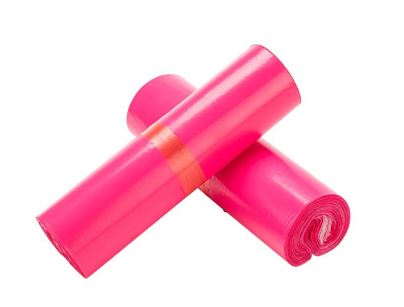 阿尔山玫红色快递袋-02